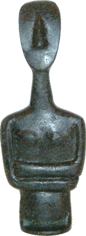 Kykladen Idol -Cycladic idol- Artikel 50A in Bronze Hoehe 13cm Gewicht 330gr