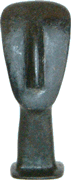 Kykladen Idol -Cycladic idol- Artikel 53B in Bronze Hoehe 10cm Gewicht 260gr