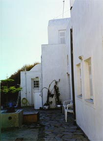 Die Terrasse des Hauses